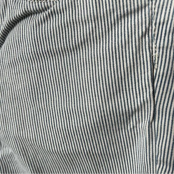 H&M Striped‎ Ankle Skinny Jeans Size 6 Blue White Denim Pants - Picture 7 of 8